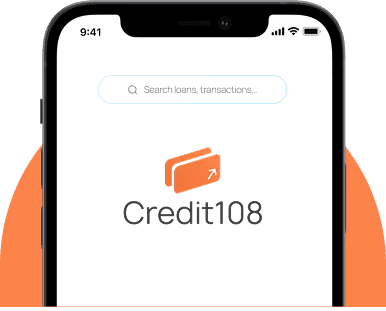 Credit108 app phone mockup